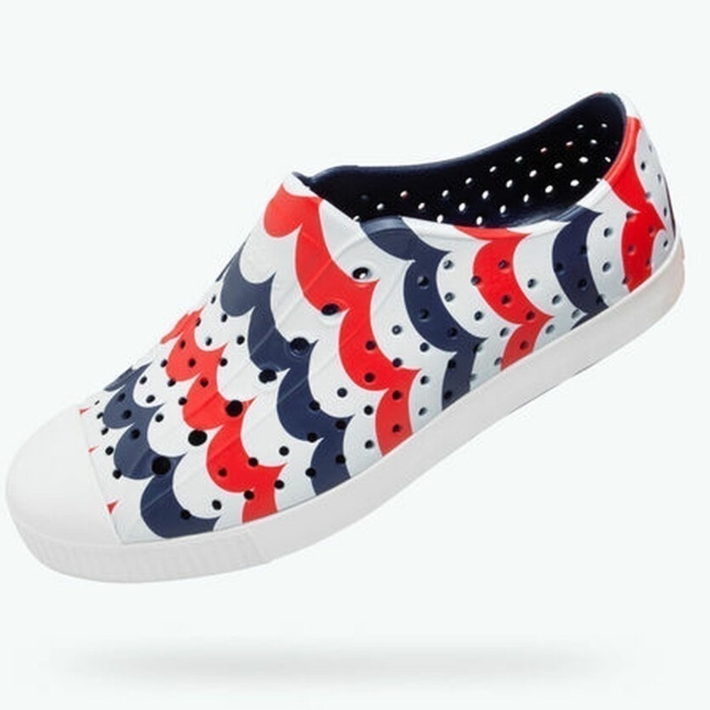 Native Shoes Jefferson Regatta Blue/Shell White/Arches Womens 5 Mens 3